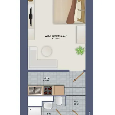 Apartament Gaesteapartment Mitte *